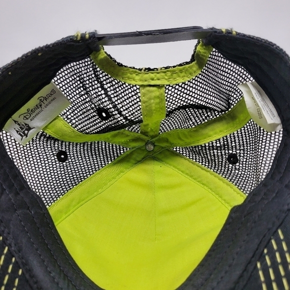 DISNEY PARKS MICKEY MOUSE HAWAII TROPICAL BLACK MESH TRUCKER HAT SNAP BACK CAP - Picture 13 of 13